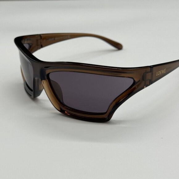 NEW LW40143U 47A LOEWE SUNGLASSES BROWN GREY UNISEX EYEWEAR LOEWE - Picture 5 of 12